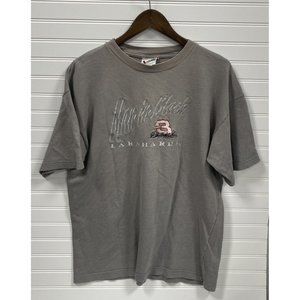 Chase Authentics Man in Black Dale Earnhardt #3 Embroidered Striped T Shirt XL